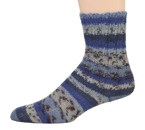 Sockenwolle Dolomiti 100 g, 4- fadig, 75% Schurwolle 25% Polyamid (074 Sky) von alzetta