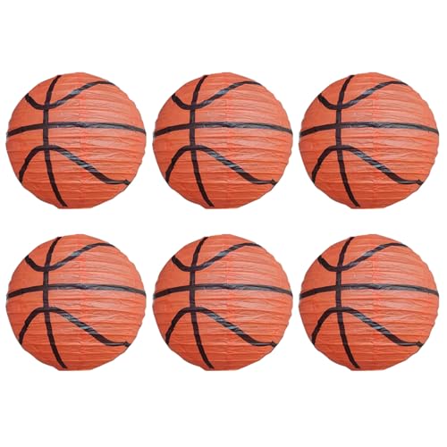 6 Stück Fußball Baseball Sport Papierlampe hängende Dekoration für Sport Motto Geburtstagsparty und Tischdekoration 6 Stück Fußball Baseball Sport Papierlampe hängende Dekoration für Sport Motto Geburtstagsparty und Tischdekoration von amangul