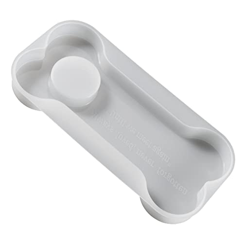 Haustier-Grabstein-Epoxidharz-Form, Hundeknochenform, Gedenkstein, Fotorahmen, Silikonform für Zubehör von amangul