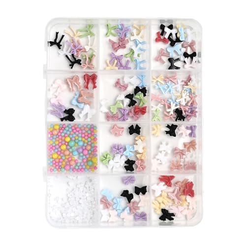Nägel Charms Set Bows Schmetterling Herz Nägel Art Charms Bunte Nägel Kunstversorgungen Harznägel Strasssteine für Frauen Bögen Herz Nagel Charms Nägel Charms Set Bows Schmetterling Herz Nägel Art Charms Bunte Nägel Kunstversorgungen Harznägel Strasssteine für Frauen Bögen Herz Nagel Charms von amangul