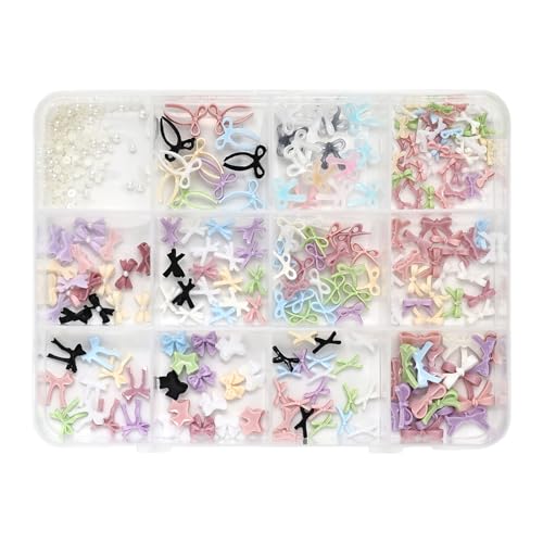Nägel Charms Set Bows Schmetterling Herz Nägel Art Charms Bunte Nägel Kunstversorgungen Harznägel Strasssteine für Frauen Bögen Herz Nagel Charms Nägel Charms Set Bows Schmetterling Herz Nägel Art Charms Bunte Nägel Kunstversorgungen Harznägel Strasssteine für Frauen Bögen Herz Nagel Charms von amangul