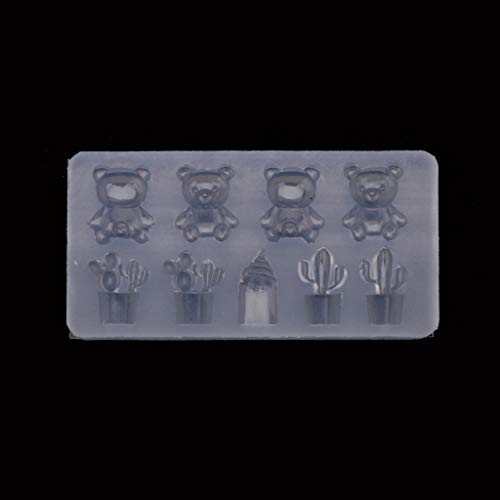 Silikon Geschnitzte Schimmelmond Mondstern Für Crossblütenförmige Harzgussformen Für Epoxidgussdekorationen Versorgung Kunstharz Schmuck Making Kit Kit von amangul