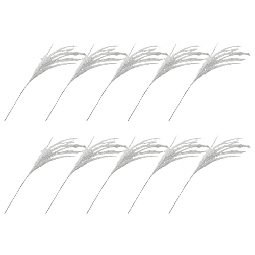 amangul 10 elegante glitzernde Pailletten, Stiel, Weihnachtsbaum, Glitzer, Beeren, Stiel für Weihnachtsdekorationen und Weihnachtsvasenfüller amangul 10 elegante glitzernde Pailletten, Stiel, Weihnachtsbaum, Glitzer, Beeren, Stiel für Weihnachtsdekorationen und Weihnachtsvasenfüller von amangul