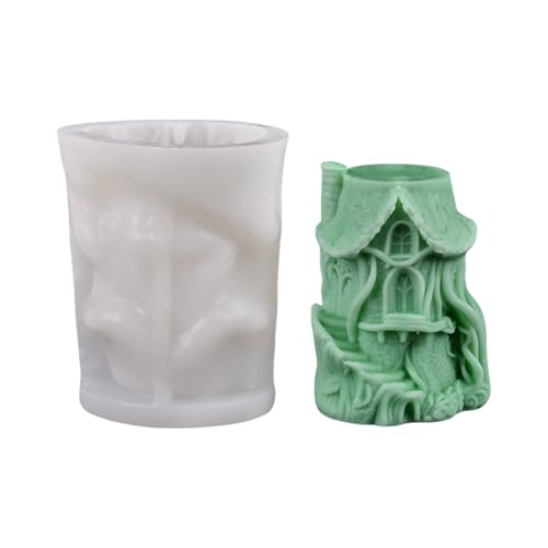 amangul 3D-Kerzenform, Ornament, handgefertigte Gießformen, alte Schlösser, Silikonformen, Gipsformen, Bastelbedarf (C) von amangul