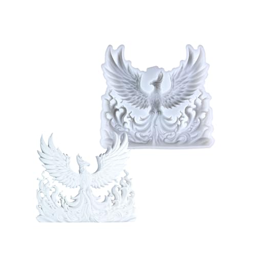 amangul 3D-Silikonform zum Basteln, Backformen, Phoenixe-Form, Wandbehang, Dekoration, Formen für die Herstellung von Kerzen und Seife amangul 3D-Silikonform zum Basteln, Backformen, Phoenixe-Form, Wandbehang, Dekoration, Formen für die Herstellung von Kerzen und Seife von amangul