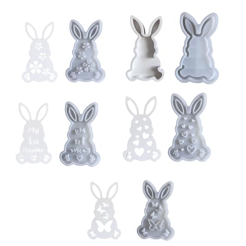 amangul Flexible Silikonform für den Schreibtisch, für Ostern, Kaninchen, Atmosphäre, Licht, Festival, Heimdekoration, Form amangul Flexible Silikonform für den Schreibtisch, für Ostern, Kaninchen, Atmosphäre, Licht, Festival, Heimdekoration, Form von amangul