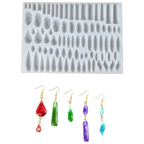 amangul Kreative lange Streifen Wassertropfen-Anhänger-Form, künstlerische Silikon-Charm-Form zum Basteln, Wassertropfen-Anhänger mit langem Stab amangul Kreative lange Streifen Wassertropfen-Anhänger-Form, künstlerische Silikon-Charm-Form zum Basteln, Wassertropfen-Anhänger mit langem Stab von amangul