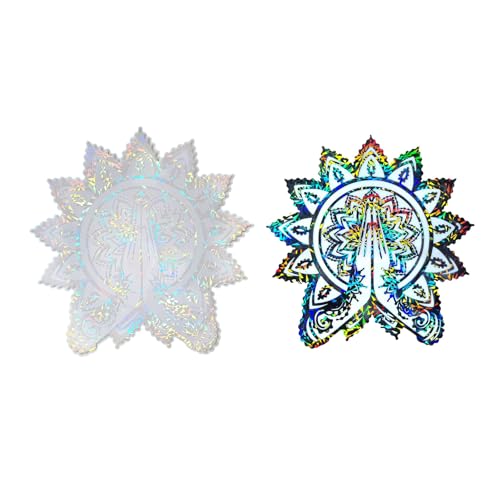 amangul Lotus-Palmen-Wanddekoration, holografische Regenbogen-Lichter, Silikonform für Wandaufkleber, Schmuckherstellungswerkzeug amangul Lotus-Palmen-Wanddekoration, holografische Regenbogen-Lichter, Silikonform für Wandaufkleber, Schmuckherstellungswerkzeug von amangul