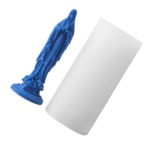 amangul Mehrzweck-Silikonform mit bezaubernden Jungfrauen, Marias, robust, tragbar, für Kunstharzhandwerk und Gipsfiguren, Heimdekoration (0256) von amangul