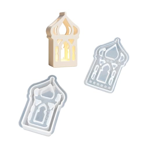 amangul Modisches Haus, stabiles Silikon-Schlüsselanhänger-Set, Bastelbedarf, Epoxidharz, Buchstaben-Anhänger zum Personalisieren von Schmuck (C) von amangul