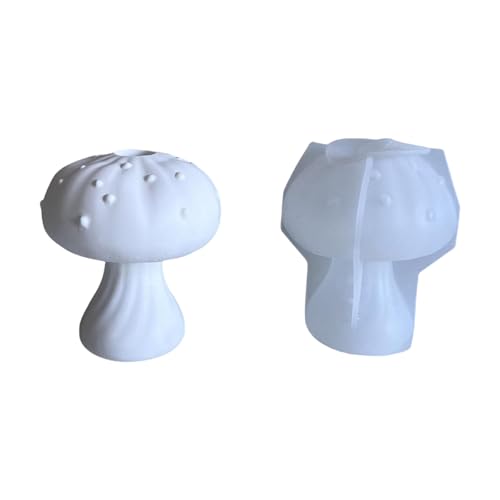 amangul Praktische Pilz-Blumentöpfe, stabile Silikonform, Zement, Gips, Bastelzubehör für Garten und Innendekoration, Größe L von amangul