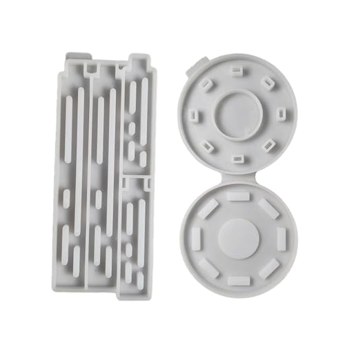amangul Rechteckiges Epoxidharz-Formen-Set, vielseitiges Harzgussform-Set für Kerzenhalter, Lichtanhänger, Heimdekoration (hohl) von amangul