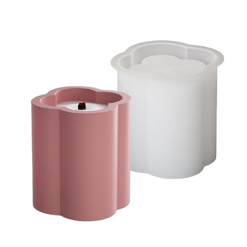 amangul Silikonform für Epoxid-Gasten, Blumenschmuck, Teller, Kerzenhalter, Kunst, Handwerk, Heimdekoration, den täglichen Gebrauch (vier Blätter) von amangul