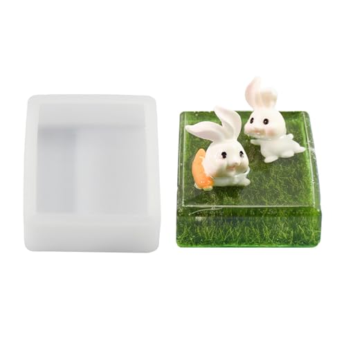 amangul Silikonharz-Formen für Schmuck, Seife, getrocknete Blumen, Ornamente, Exploy-Gießformen, handgefertigt (8 x 6 cm, 7) von amangul