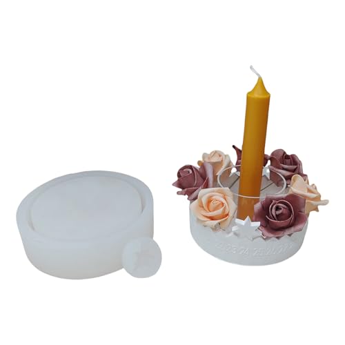 amangul Stabiles Mehrzweck-Silikon-Kerzenhalter-Formen-Set, tragbar, für Kunstharz, Gips, Bastelbedarf, verschiedene Größen amangul Stabiles Mehrzweck-Silikon-Kerzenhalter-Formen-Set, tragbar, für Kunstharz, Gips, Bastelbedarf, verschiedene Größen von amangul