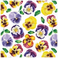 Serviette "Lots of Pansies" von ambiente