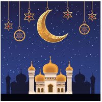 Serviette "Mosque by Night" von ambiente