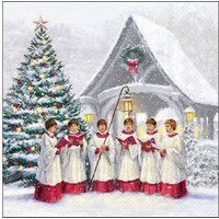 Serviette "Singing Choir" von ambiente