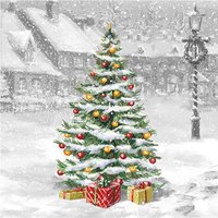 Serviette "Verschneite Weihnacht" - 20 Stück Serviette "Verschneite Weihnacht" - 20 Stück von ambiente