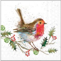 Serviette "Winter Robin" von ambiente