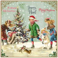 Serviette "X-Mas On Ice" von ambiente