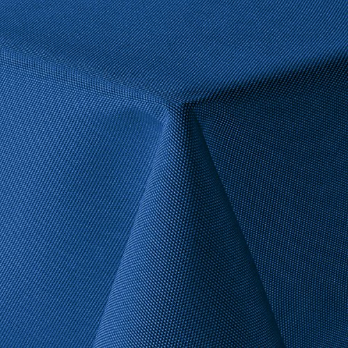 Tischdecke Leinen Optik Eckig 160x260 cm Blau von amp-artshop