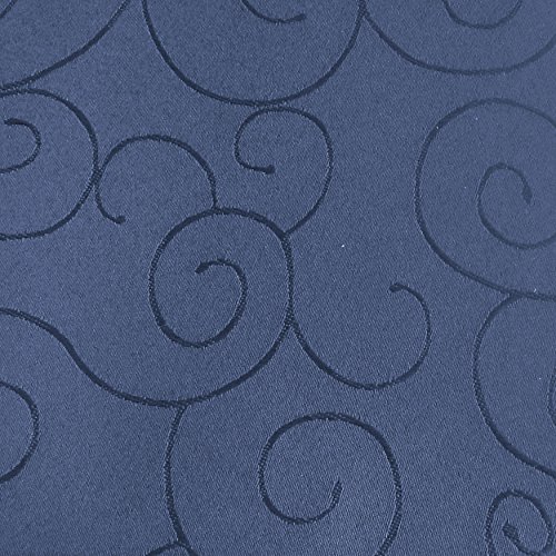 amp-artshop Tafeldecke Paulina Eckig 110x110 cm Dunkelblau Blau - Farbe, Form & Größe wählbar · Fleckabweisend Tischdecke von amp-artshop