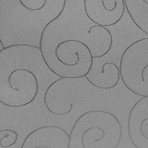 amp-artshop Tafeldecke Paulina Eckig 130x260 cm Hellgrau Grau - Farbe, Form & Größe wählbar · Fleckabweisend Tischdecke von amp-artshop