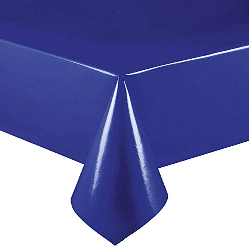 friedola Wachstuch Uni Blau Glatt · Eckig 140x100 cm · Länge & Breite wählbar· abwaschbare Tischdecke friedola Wachstuch Uni Blau Glatt · Eckig 140x100 cm · Länge & Breite wählbar· abwaschbare Tischdecke von amp-artshop