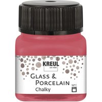KREUL Glass & Porcelain "Chalky" - Cozy Red von Rot