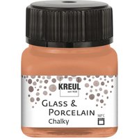 KREUL Glass & Porcelain "Chalky" - Terracotta Earth von Orange