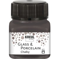 KREUL Glass & Porcelain "Chalky" - Volcanic Gray von Grau