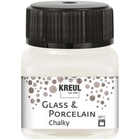 KREUL Glass & Porcelain "Chalky" - White-Cotton von Elfenbein