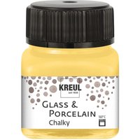 KREUL Glass & Porcelain "Chalky" - Yellow Safran von Gelb