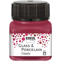 KREUL Glass & Porcelain "Classic" - Granatrot von Rot