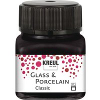 KREUL Glass & Porcelain "Classic" - Schwarz von Schwarz