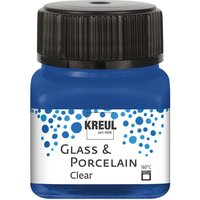 KREUL Glass & Porcelain "Clear" - Dunkelblau von Blau
