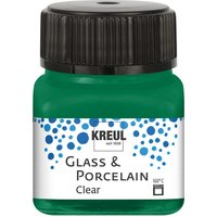 KREUL Glass & Porcelain "Clear" - Dunkelgrün von Grün