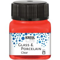 KREUL Glass & Porcelain "Clear" - Kirschrot von Rot