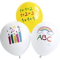 amscan® Luftballons Schulstart ABC bunt, 6 St. von amscan®