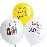 amscan® Luftballons Schulstart ABC bunt, 6 St. von amscan®