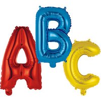 amscan® Folienballon-Set Schulstart ABC bunt, 1 St. von amscan®