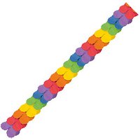 amscan® Papier-Girlande Regenbogen bunt 1 St. von amscan®