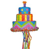 amscan® Piñata mehrfarbig Geburtstagstorte von amscan®