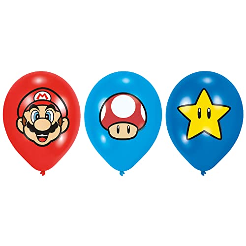 6 Luftballons * SUPER MARIO BROS. * für Kinderparty und Kindergeburtstag // Deko Ballons Party Set Kinder Geburtstag Motto 6 Luftballons * SUPER MARIO BROS. * für Kinderparty und Kindergeburtstag // Deko Ballons Party Set Kinder Geburtstag Motto von amscan