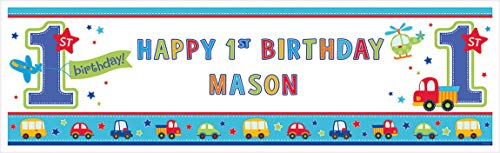 All Aboard Birthday Personalise Giant Sign Banners von amscan