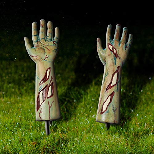 Amscan 190593 Zombie Hände Garden Einsatz 11 cm x 33 cm Amscan 190593 Zombie Hände Garden Einsatz 11 cm x 33 cm von amscan