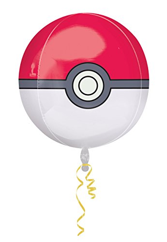 Child Pokemon PokeBall Orbz Foil Balloon G40 von amscan
