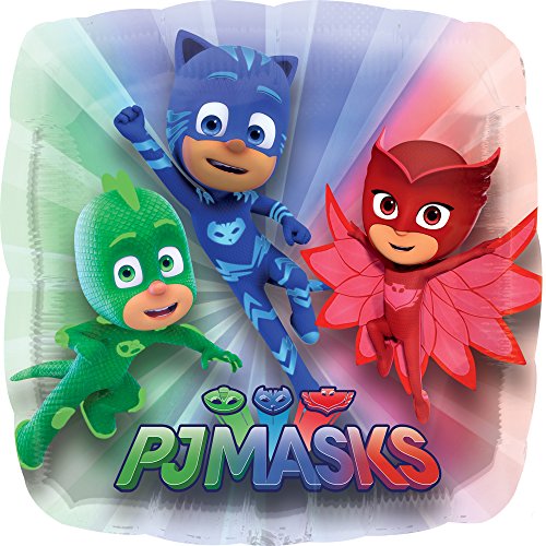 Amscan 3467401 - Jumbo Folienballon PJ Masks, Größe circa 71 x 71 cm, Heliumballon Amscan 3467401 - Jumbo Folienballon PJ Masks, Größe circa 71 x 71 cm, Heliumballon von amscan