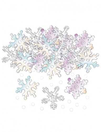 Amscan 360126 - Konfetti Schneeflocken irisierend, 14 g, Streudeko, Tischdekoration, Weihnachten, Heilig Abend, Mottoparty Amscan 360126 - Konfetti Schneeflocken irisierend, 14 g, Streudeko, Tischdekoration, Weihnachten, Heilig Abend, Mottoparty von amscan